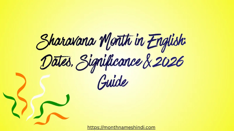 Shravan Month in English: Dates, Science & 2026 Guide