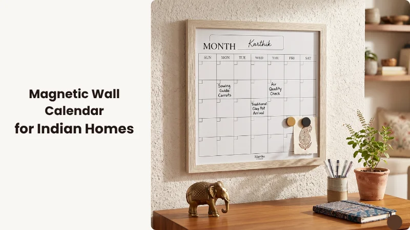 Magnetic wall calendar for month names in hindi jyeshtha month and other months